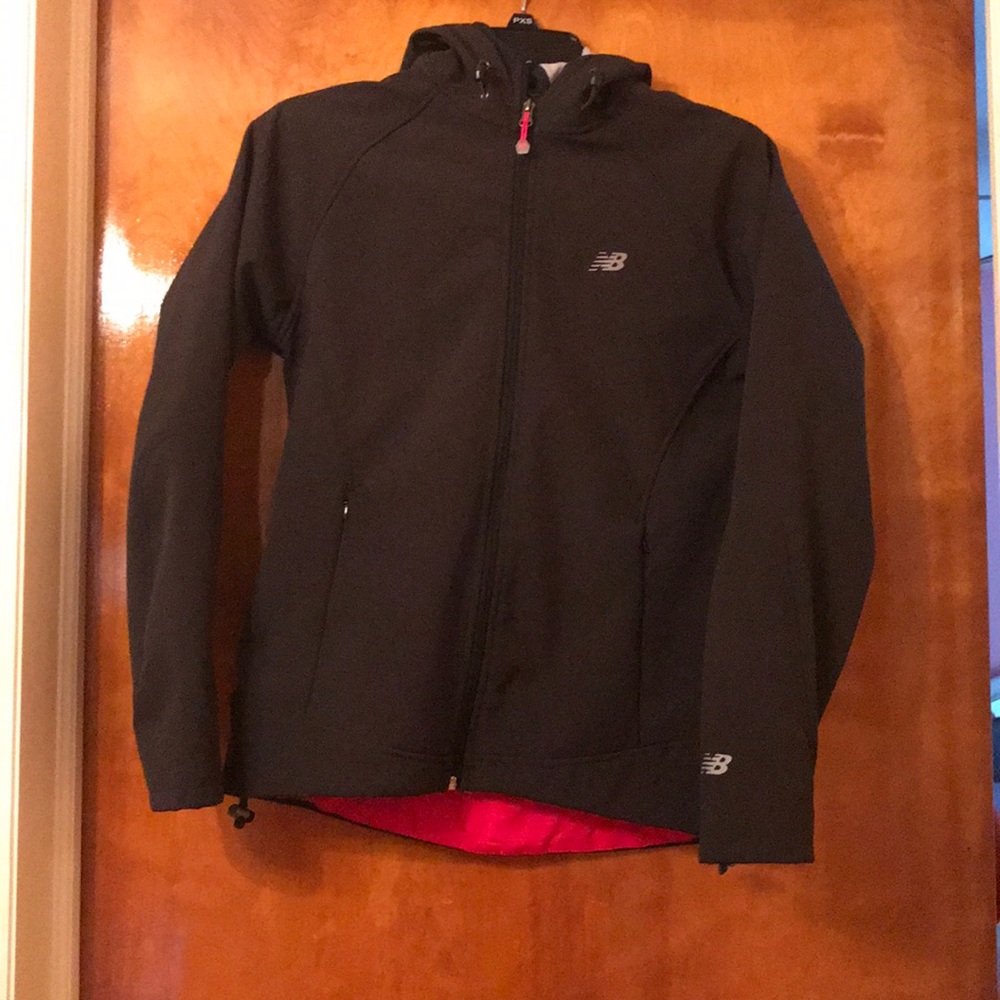 New Balance Fleece Lined Hooded Jacket Size Small